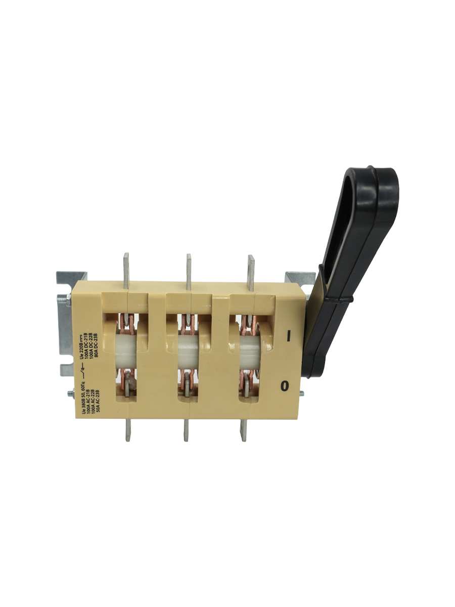 ВР32-31 А 30220-00 УХЛ3, 100А, несъёмная боковая рукоятка, 3-х полюсный на одно направление, IP00, выключатель-разъединитель  (ЭТ)