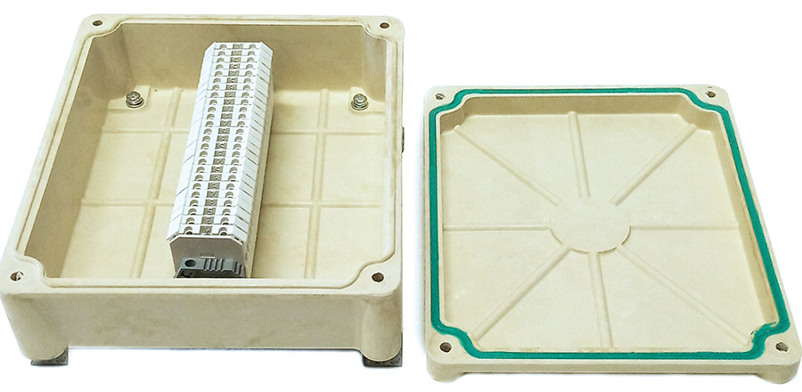 КСП-25/00/20 У2, 20 клемм, IP65 (без каб. вводов), коробка клеммная
