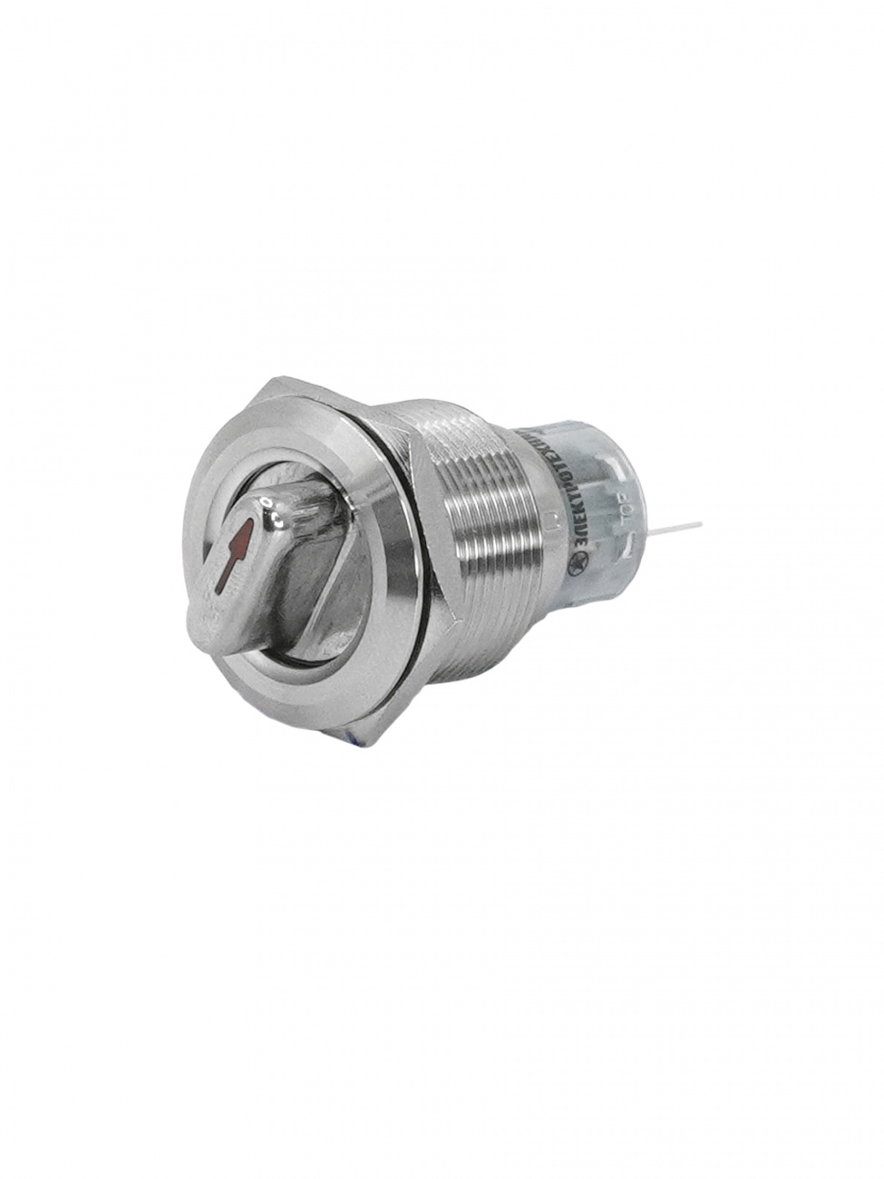 GQ22-L-11X/21/S, металл, 1NO+1NC, на 2 положения с фиксацией I-II, d22мм, IP65, переключатель  (ЭТ)