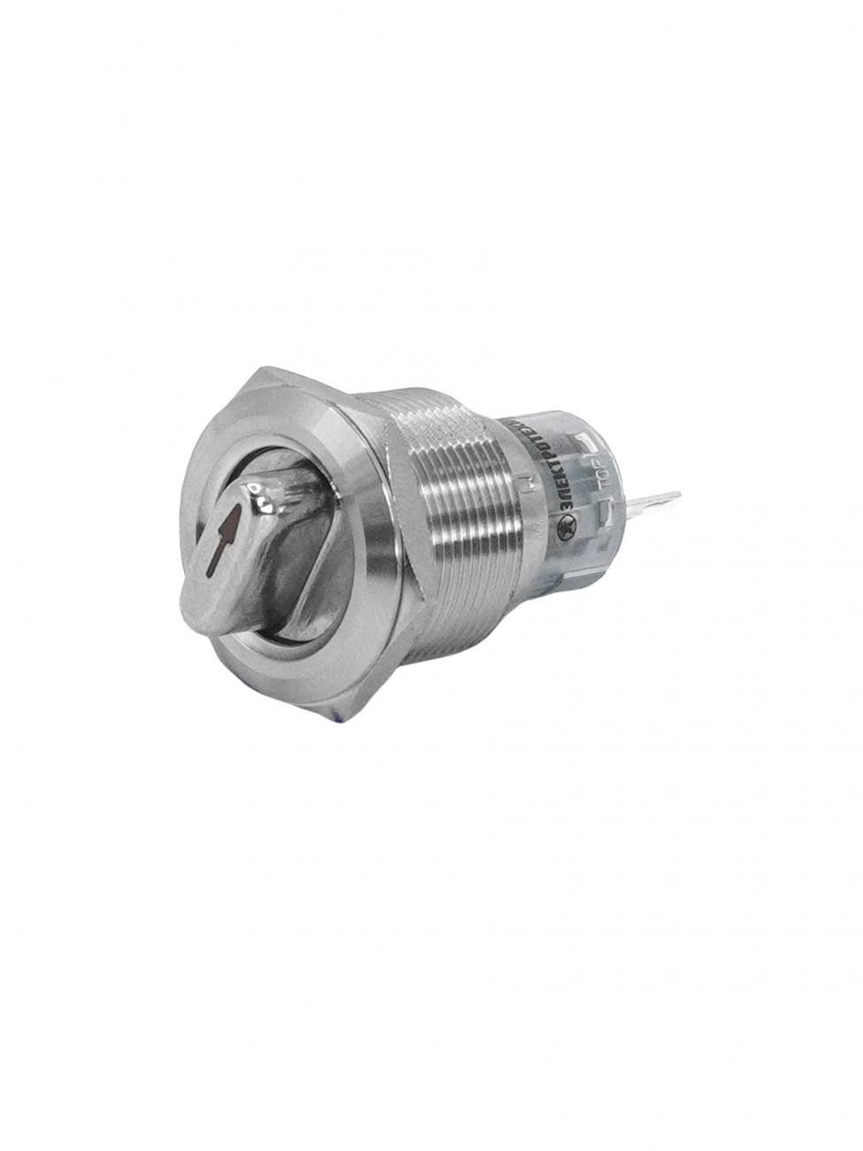 GQ22-L-11X/23/S, металл, 1NO+1NC, на 2 положения без фиксации I-II, d22мм, IP40, переключатель (ЭТ)