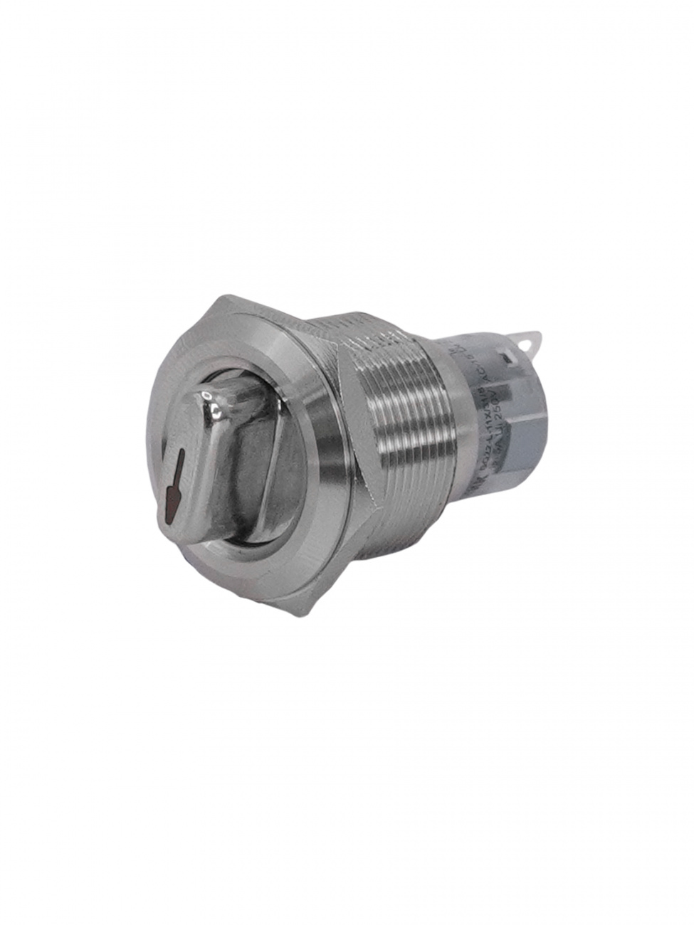 GQ22-L-11X/31/S, металл, 1NO+1NC, на 3 положения с фиксацией I-О-II, d22мм, IP65, переключатель  (ЭТ)