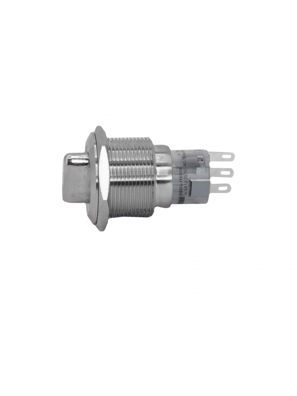 GQ22-L-11X/31/S, металл, 1NO+1NC, на 3 положения с фиксацией I-О-II, d22мм, IP65, переключатель  (ЭТ)