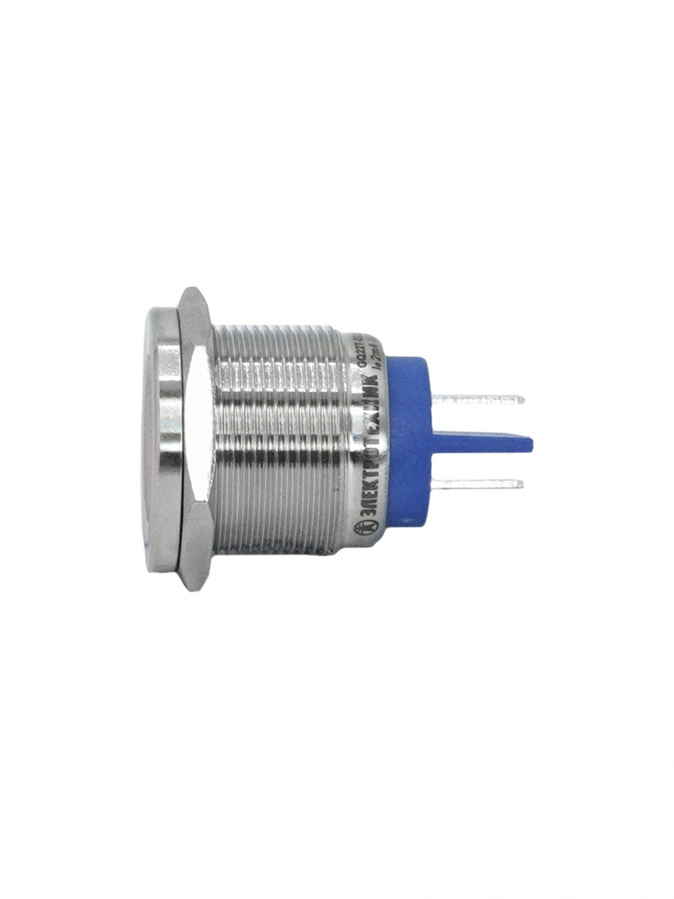 GQ22T-D/L/R/220V/S, красная, металл. корпус, светодиодная матрица d=22мм, 220В AC/DC, IP67, индикаторная лампа  (ЭТ)