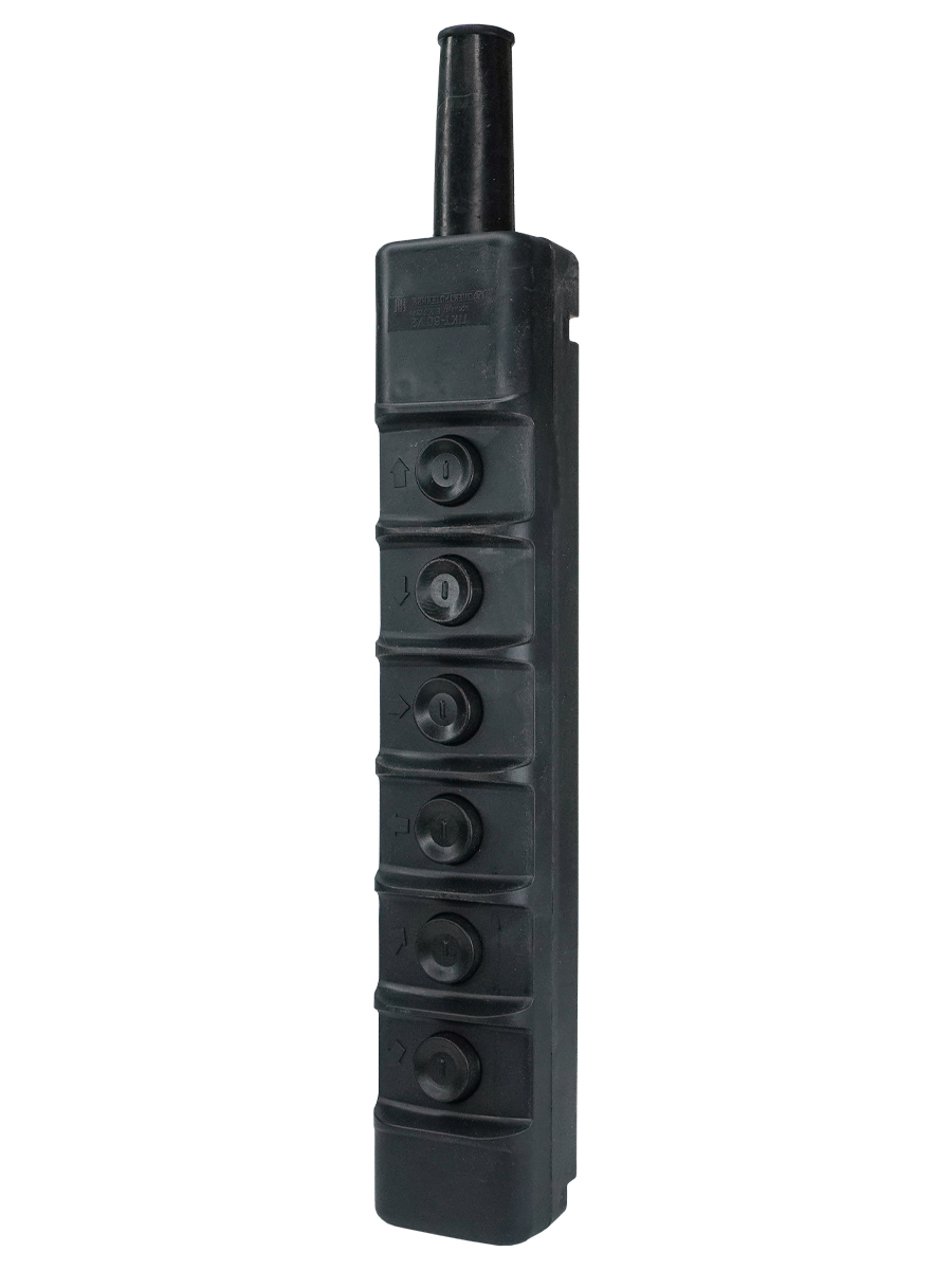 ПКТ-60 У2, 6,3А, IP30, вверх, вниз, влево, вправо, вперед, назад (с ключом защиты), пост кнопочный  (ЭТ)